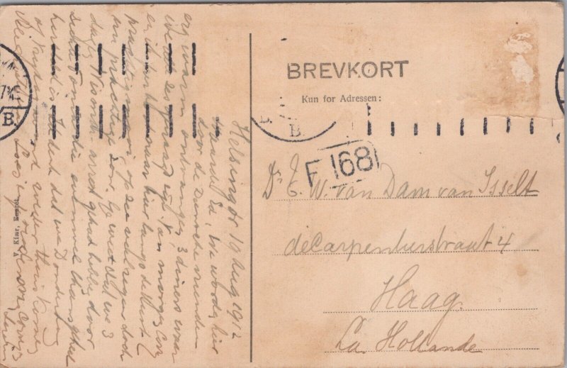 Denmark Kronborg Helsingør Vintage Postcard C021