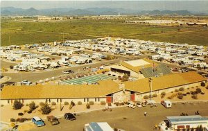 Phoenix Arizona 1960-70s Postcard Desert Shadows Travel Trailer Resort