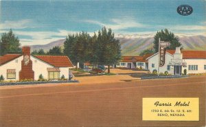 Postcard Nevada Reno Farris Motel roadside Occupation Colorpicture 23-8739