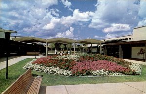 Fort Worth TX Texas Seminary South Shopping Center c1950-60s Vintage Postcard