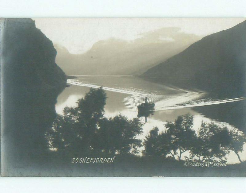 old rppc NICE VIEW Sognefjorden - Sogn Og Fjordane Norway i3437