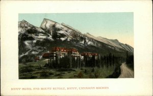 Banff Alberta Banff Hotel c1900s-20s Postcard