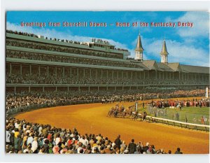 Postcard Greetings from Churchill Downs - Home of Kentucky Derby, Louisville, KY