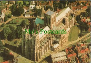 Yorkshire Postcard - Aerial View of York Minster, York    RR11126