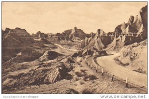 Cedar Pass Badlands Nat Monument South Dakota Albertype