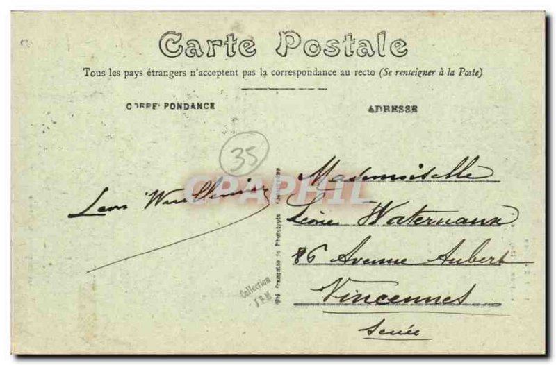 Old Postcard Rennes House Duguesclin