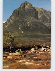 Postcard The Peak of Buchaille Etive Mor Argyll Scotland