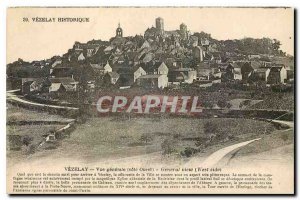 Old Postcard History Vezelay Vezelay General West Coast View