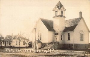 c'15, RPPC, Real Photo, M.E.Methodist Church, Shockley, NE, Old Post Card