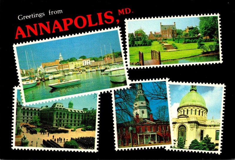 Maryland Annapolis Greetings Multi View