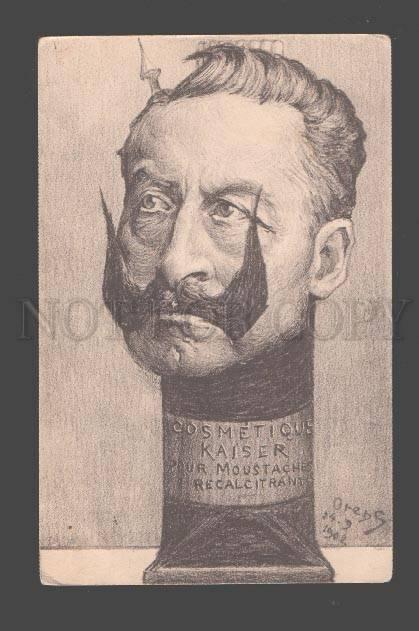 091789 WWI ANTI GERMAN PROPAGANDA KAIZER Vintage PC