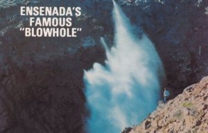 La Buladora Ensenada's Famous Blowhole Mexico Mexican Postcard
