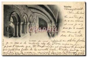 Old Postcard Vezelay The cloister