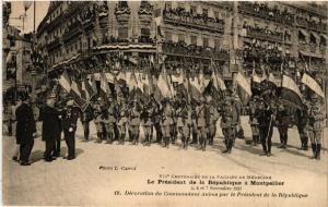 CPA Le President de la République a MONTPELLIER - 5 6 et 7 Nov. 1921(518895)