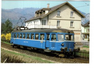 Electric Motor Coach, Railway Train Station, Oensingen, Switzerland