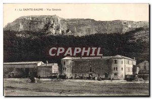 Old Postcard La Sainte Baume Vue Generale