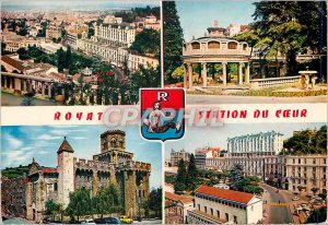 Modern Postcard Royat General view The church Source Eugenie Quartier Thermal