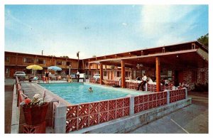 Postcard SWIMMING POOL SCENE Missoula Montana MT AS2419