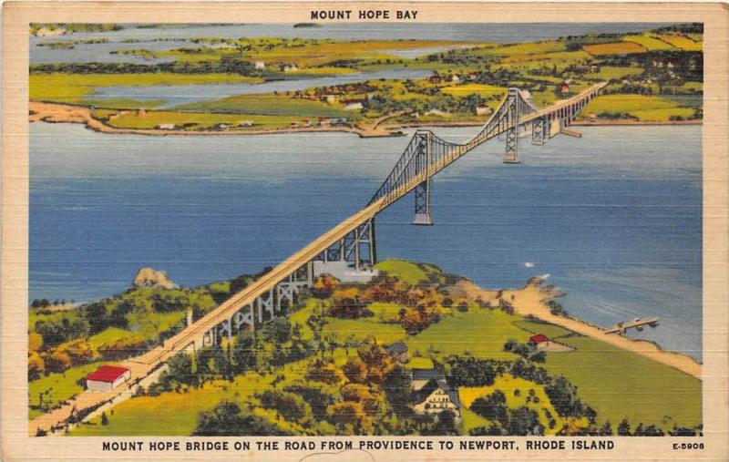 Rhode Island  Fall RIver    Mount Hope Bridge