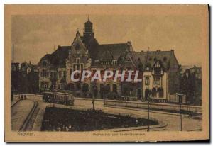 Postcard Old Tram Kreisständehaus und Neuwied Moltkeplatz