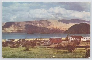 Boulder City Nevada~Lake Mead Trailer Park~Campers~1950s Postcard