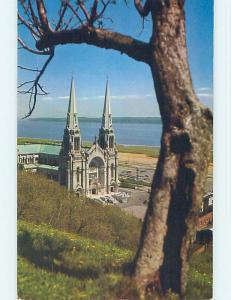 Unused Pre-1980 TOWN VIEW SCENE Ste. Anne De Beaupre Quebec QC p9029