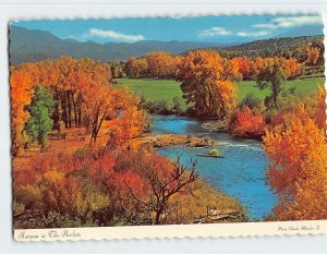 Postcard Autumn in The Rockies