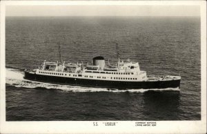 Steamer Steamship S.S. Lisieux Skyfotos Real Photo RPPC Vintage Postcard
