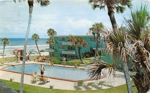 Daytona Beach Florida 1959 Postcard Seaview Manor Apartment Hotel