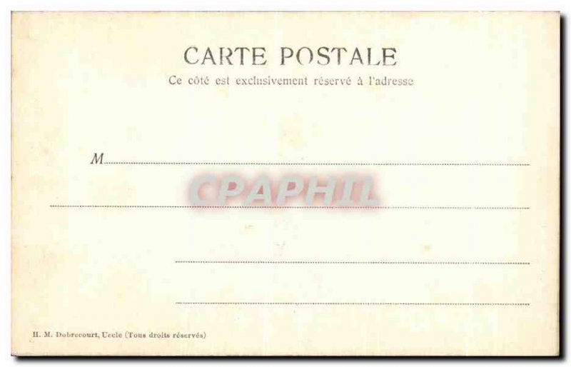 Old Postcard Brussels Palace Of Justice