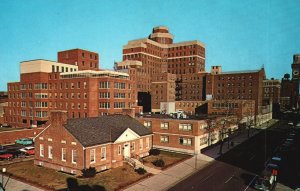 Vintage Postcard Hospital Building University Of Maryland Women's Dorm Baltimore