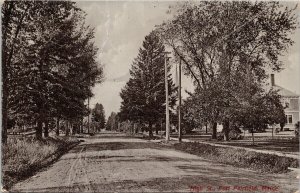 High Street Fort Fairfield Maine ME c1910 Collotype Postcard H15 *as is