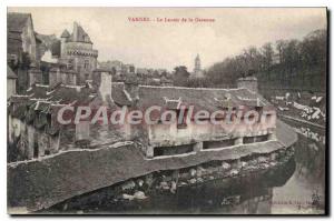 Old Postcard Vannes Le Lavoir De La Garenne