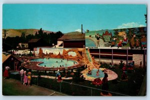 1960 Salt Lake City Utah UT Postcard Scotty Romney Motor Lodge Most-Photographed