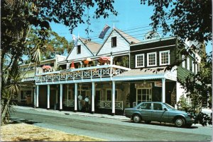 Postcard New Zealand Rotorua - The Little Village. Whakarewarewa