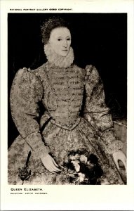 National Portrait Gallery, Portrait of Elizabeth I Vintage Postcard I43