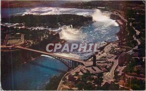 Modern Postcard Niagara Falls Canada An Aerial Panoramic View