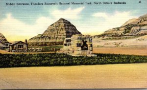 North Dakota Badlands Theodore Roosevelt National Memorial Park Middle Entrance