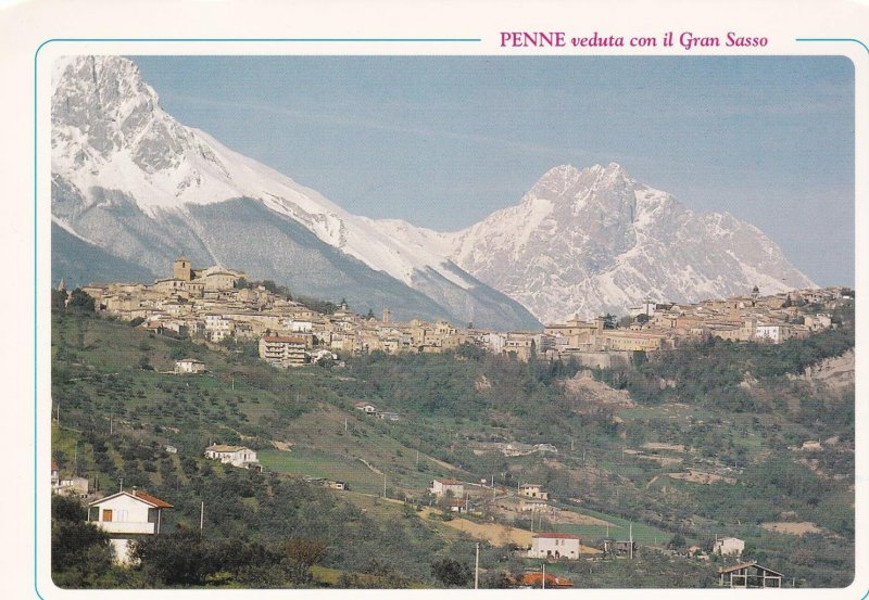 POSTAL B13116: PENNE: VISTA PANORAMICA