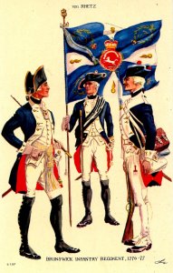 Brunswick Infantry Regiment, 1776-1777