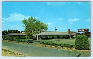 CARBONDALE, Illinois IL ~ Roadside ENGEL'S RESTAURANT ca 1960s Postcard