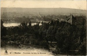 CPA MEULAN - Panorama Au loin les MUREAUX (102609)