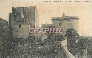 Old Postcard Loches The Dungeon and the Tower Louis XI (eleventh and fifteent...