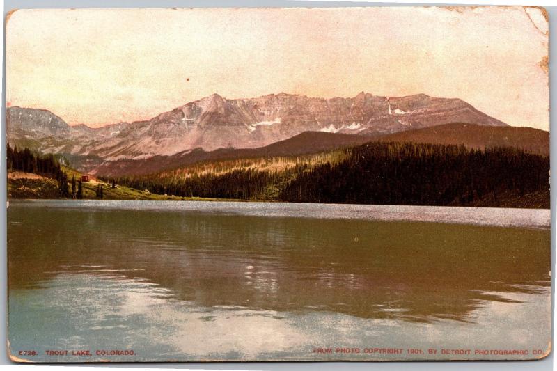 Trout Lake, Colorado Vintage Postcard H03