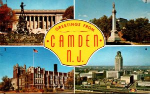 New Jersey Greetings From Camden Multi View