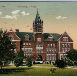 c1910s Clinton Iowa Wartburg College PCK Peacock Series Jas. T Huston IA PC A201