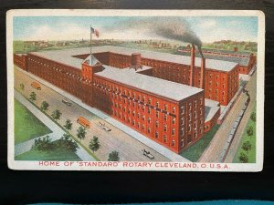 Vintage Postcard 1915-1930 Home of Standard Rotary Sitstraight Cleveland Ohio