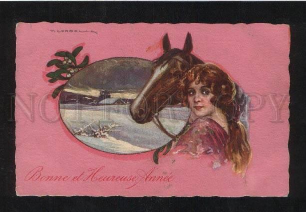 3071353 Lady HORSE by CORBELLA Degami ART DECO Italy