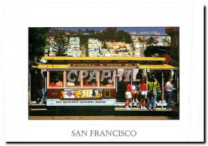 Postcard Modern San Francisco A ride on a Cable Car is enjoyable Any Time of day