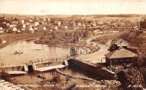 Ramsay Michigan Memorial Park Birds Eye View Real Photo Postcard AA75344